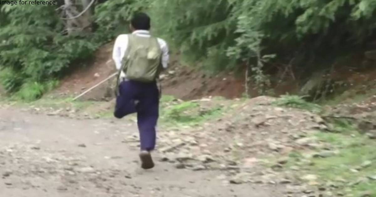 Specially-abled boy walks to school on one leg to pursue his dreams in J-K's Handwara